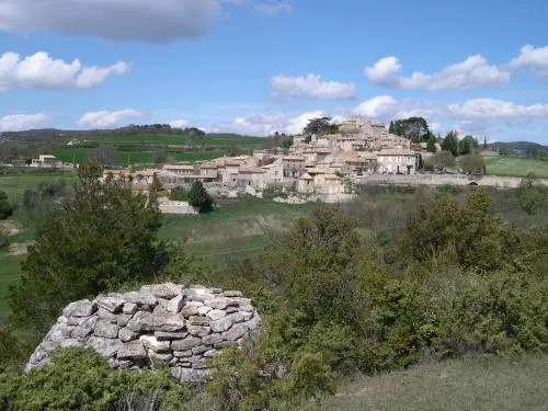 Fietsroute Frankrijk - Saint Trinit 2 - Rondje Murs & Montbrun [136 km]